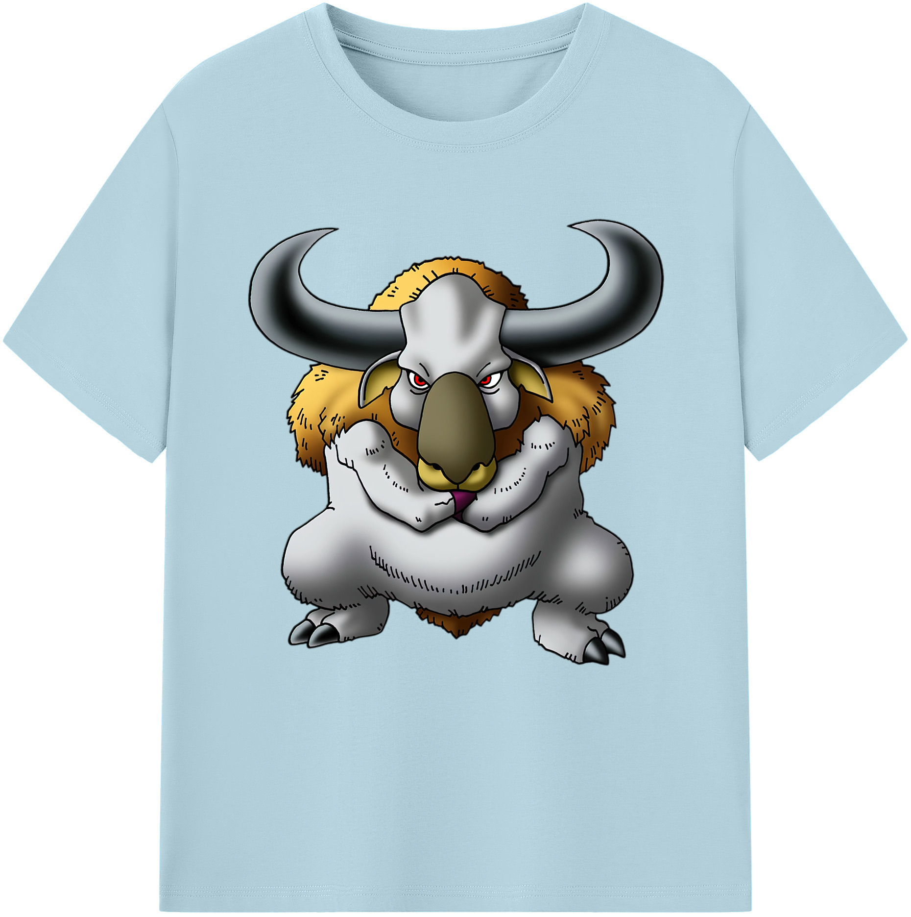 （画像用） ドラゴンクエスト Doragon Kuesuto Dragon Quest 綿100％半袖Tシャツ（フロントプリント）